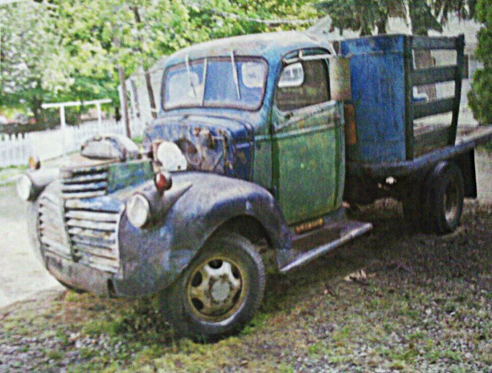 Vintage car before upgrades and performance work