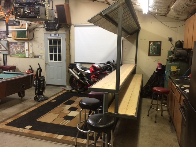 Custom bar fabrication in progress